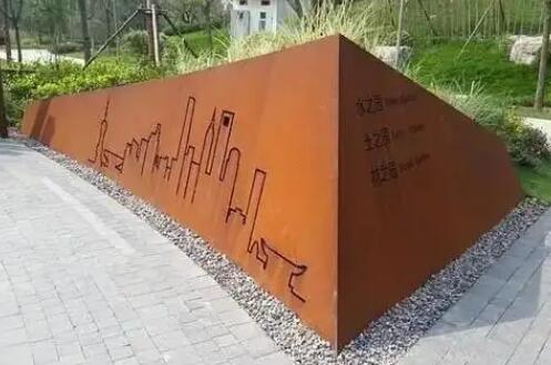 裕华耐候钢挡土墙